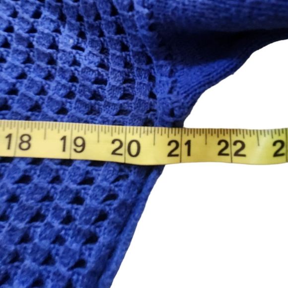 If It Were Me Sweater Boat Neckline Blue Womens See measurements - Picture 10 of 12